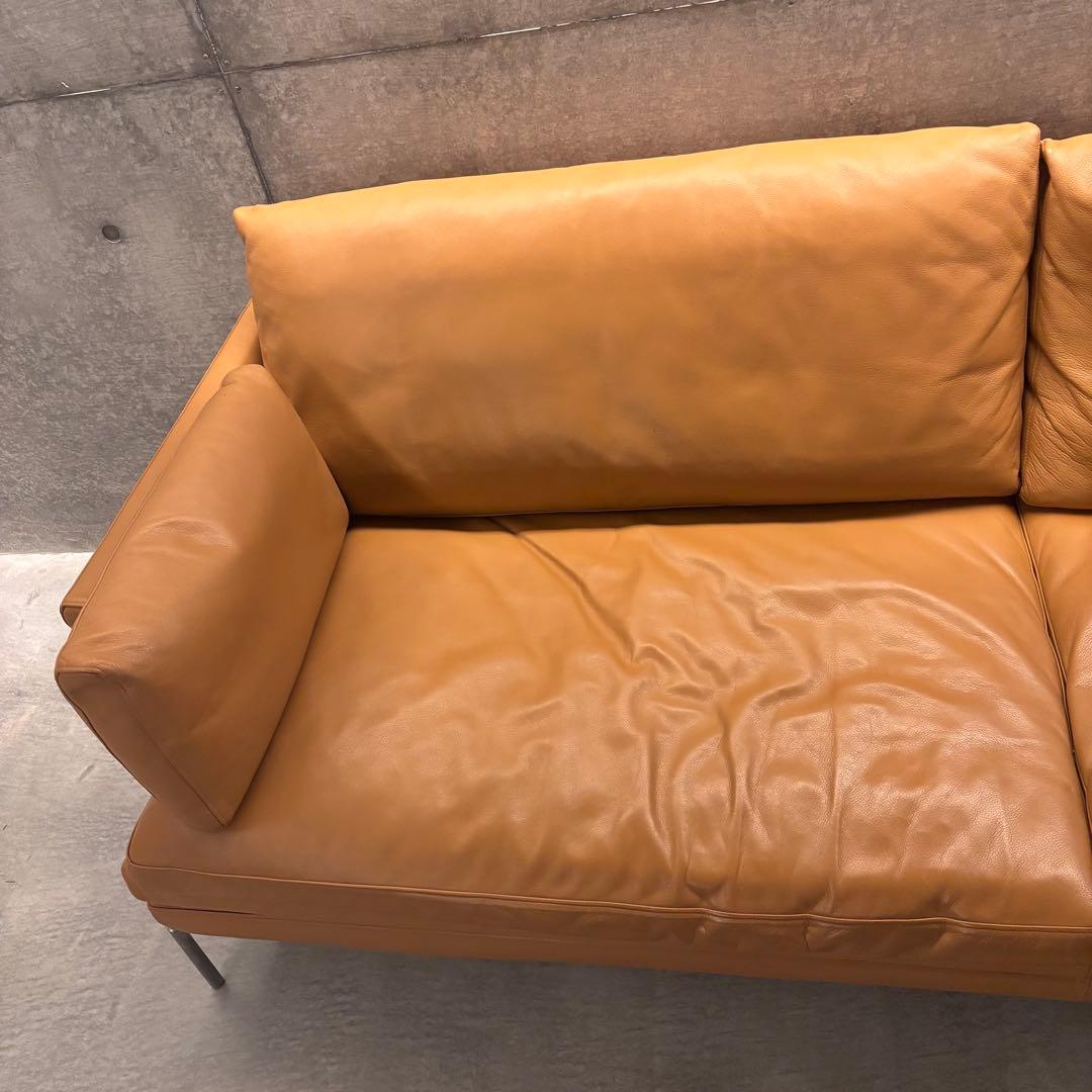 ZANOTTA WILLIAM ザノッタ ウィリアム　3人掛けレザーソファ