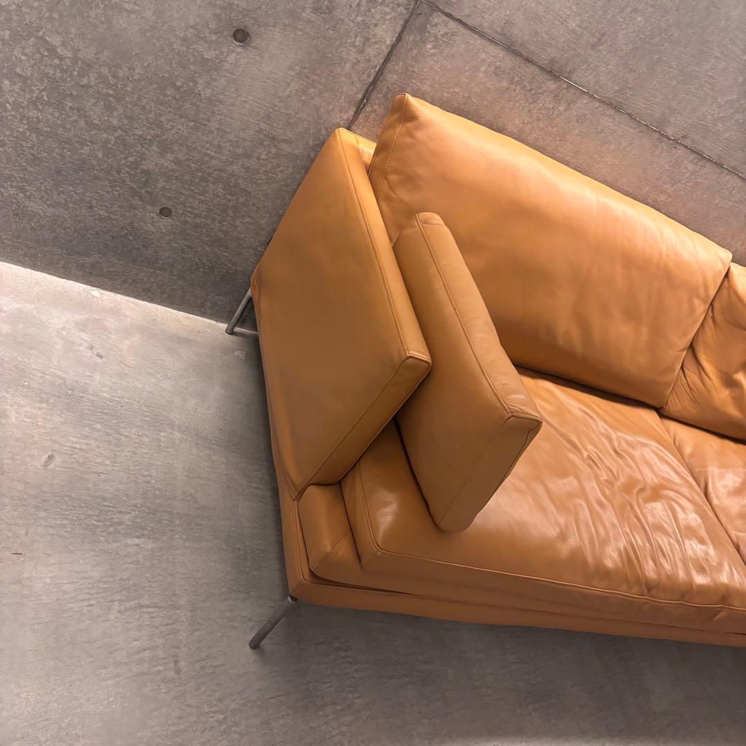 ZANOTTA WILLIAM ザノッタ ウィリアム　3人掛けレザーソファ