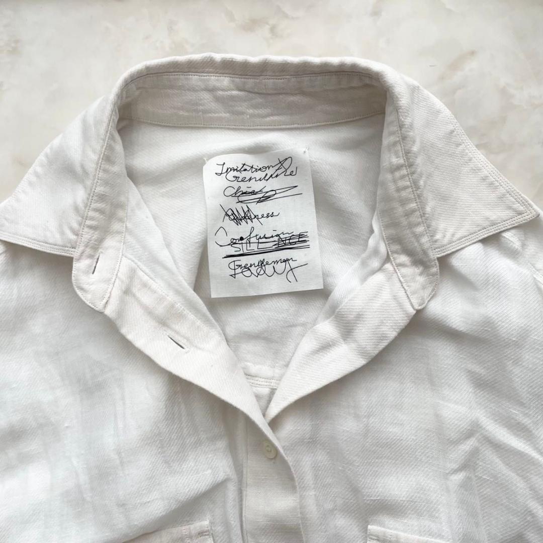 Chaos リネン　コットン　オーバーサイズシャツ　ドロップショルダー