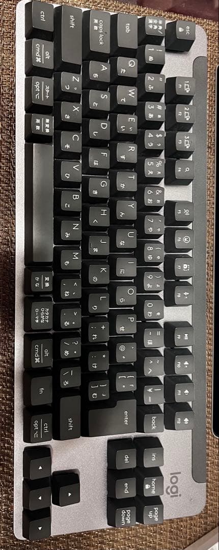 logi メカニカルキーボード グレー