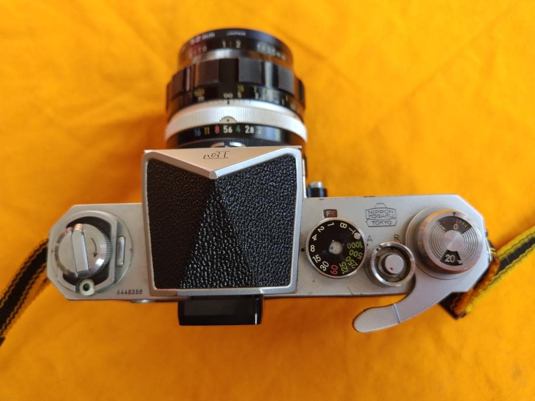 Nikon F アイレベル 35mm f2レンズ付き