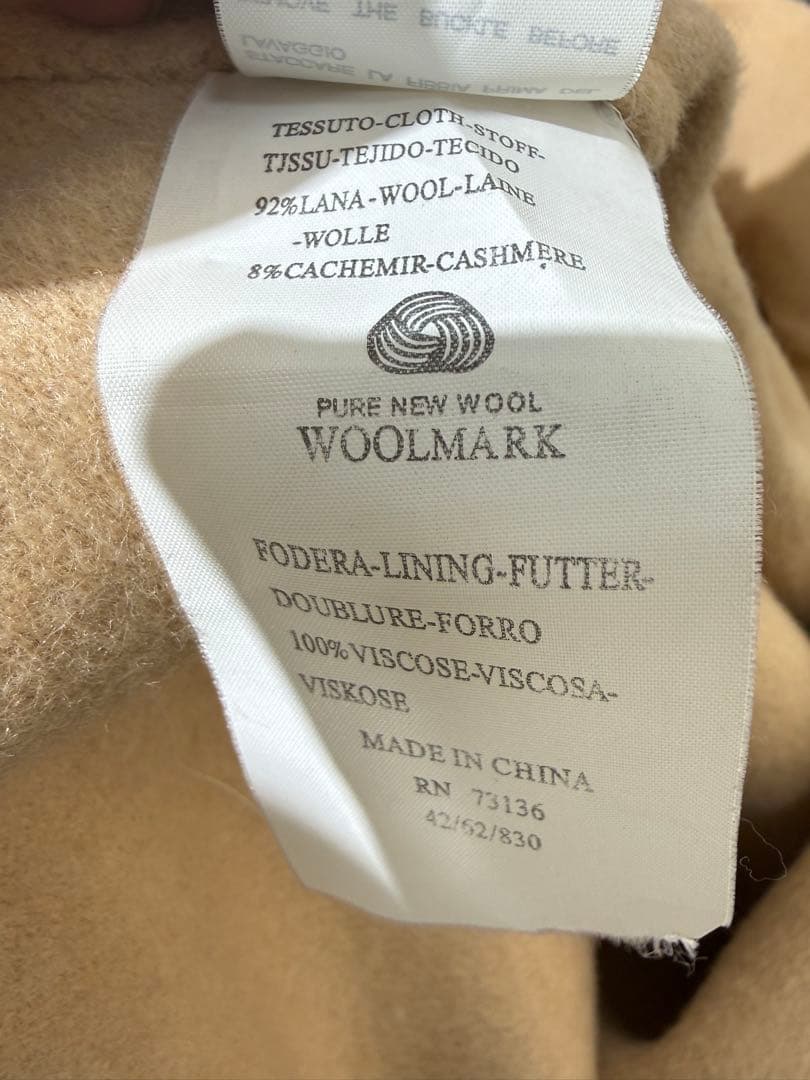 マックスマーラ ステュディオ ハーフスリーブ ZIPUPウールコート