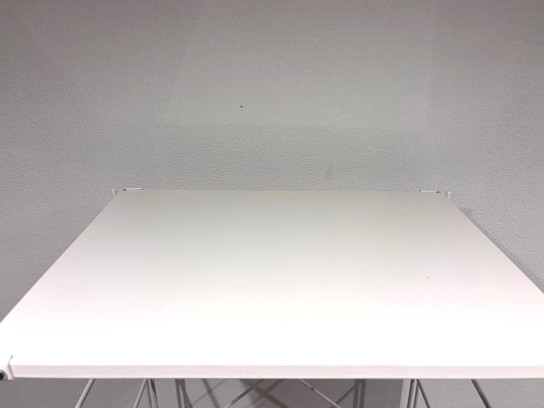 ⭐️超美品⭐️無印⭐️スチールユニットシェルフ⭐️大⭐️ライトグレー⭐️ワードローブバー付