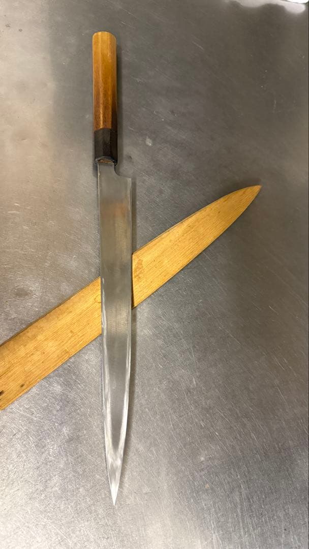 本焼 堺忠國 柳刃包丁 9寸