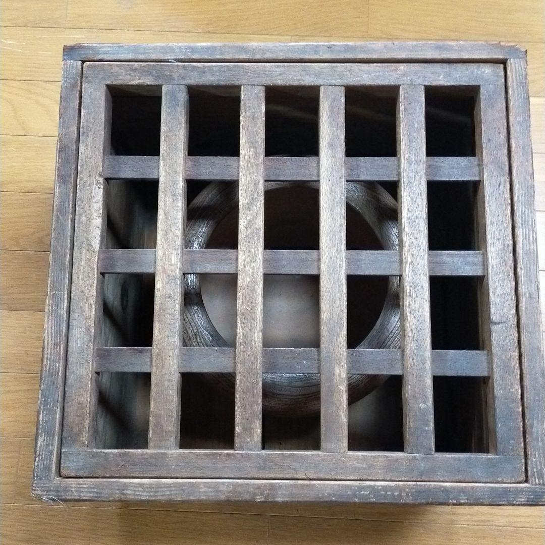 昭和レトロ　箱火鉢　小道具