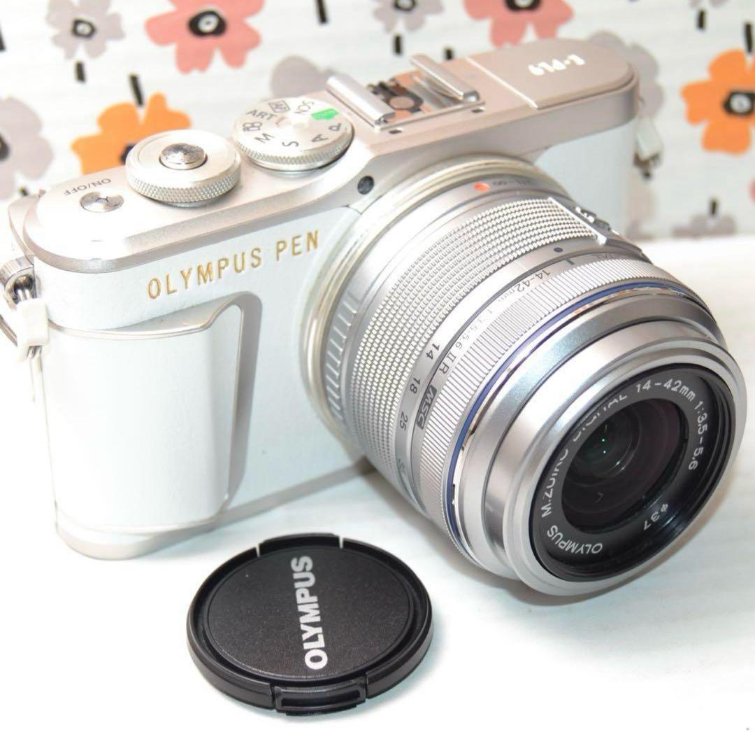 美品　OLYMPUS PEN E-PL9 ミラーレス一眼 本体　バッテリー3個