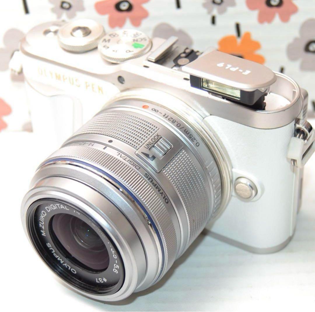 美品　OLYMPUS PEN E-PL9 ミラーレス一眼 本体　バッテリー3個