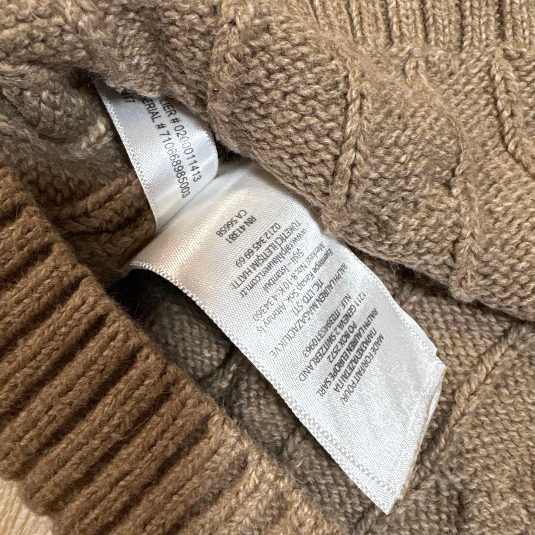 Polo Ralph Lauren ケーブルニットセーター　ベージュ