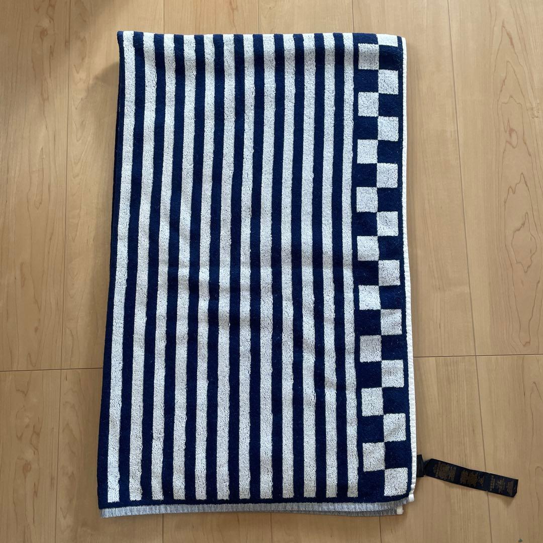 美品 LOUIS VUITTON ビーチタオル ネイビー