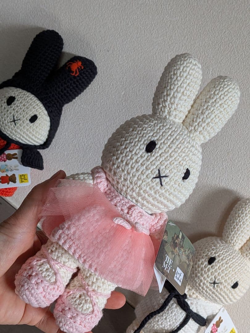 ミッフィー　エドガー・ドガ　ダンス教室METコラボJUST DUTCHあみぐるみ