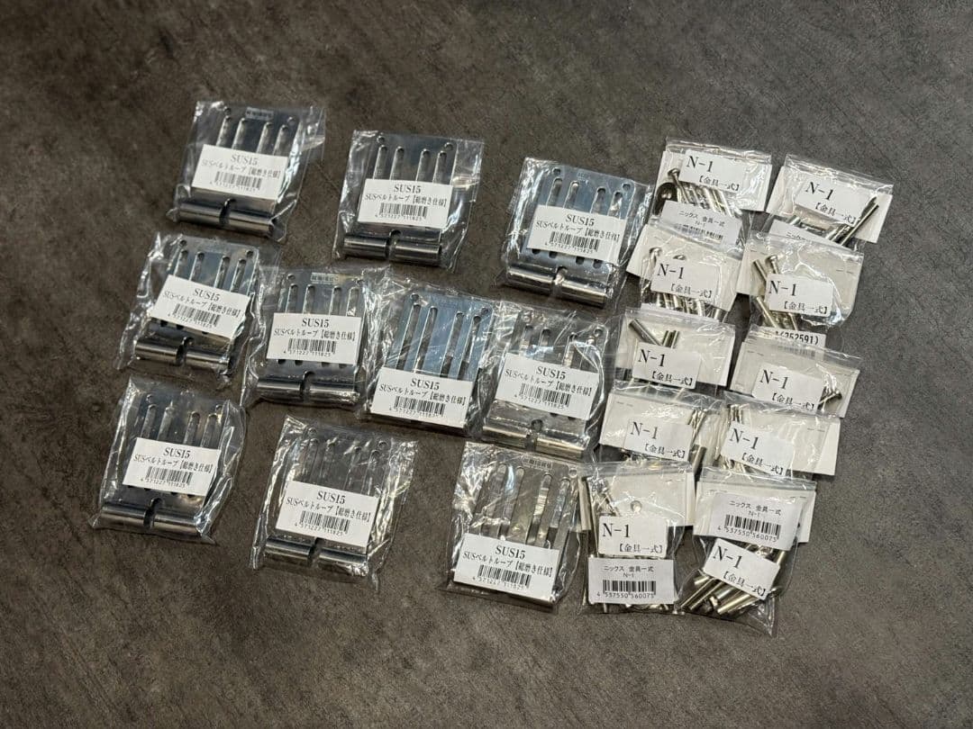 Knicks ニックス SUS15 N-1 ベルトループ 金具1式 10個セット