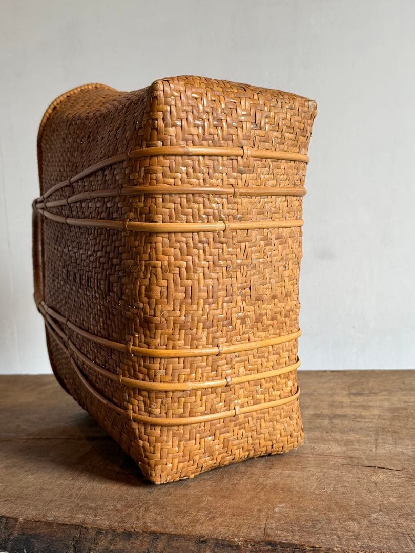 竹かごバッグ 竹籠バッグ 竹細工 竹編みカゴ 買物かご マルシェバッグ