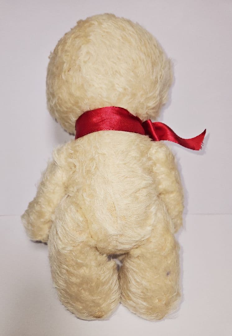 DDRベア レアカラー クリーム色 テディベア 東ドイツ