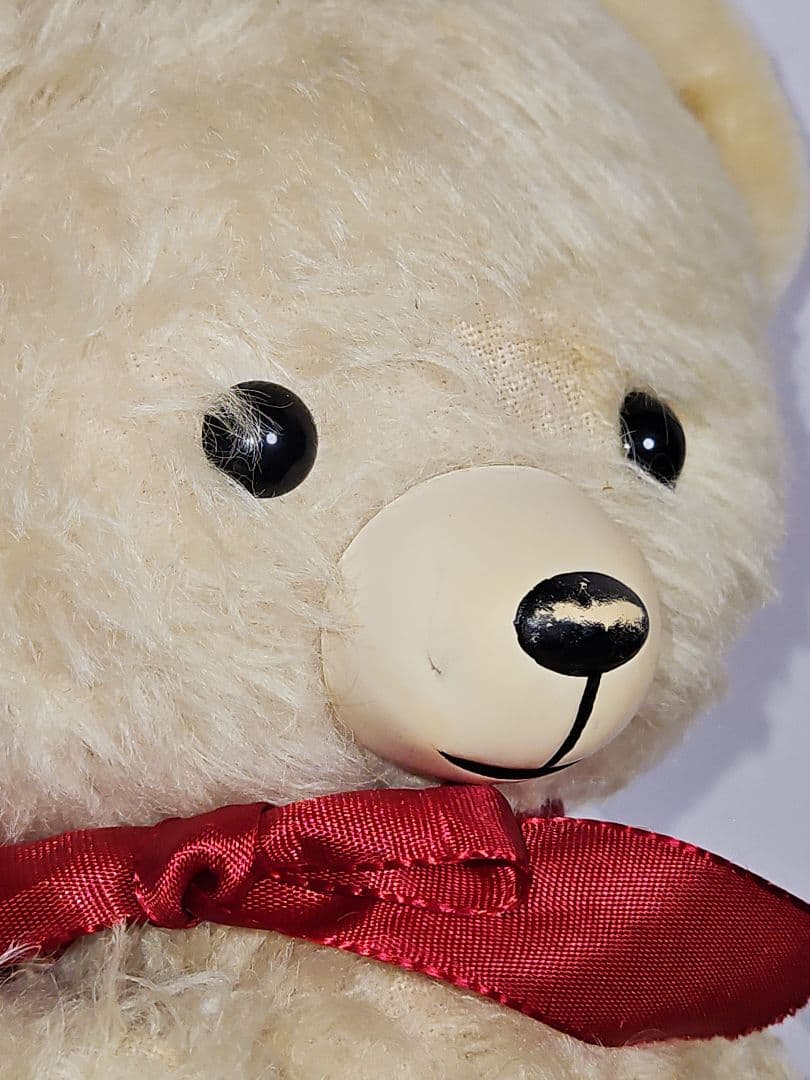 DDRベア レアカラー クリーム色 テディベア 東ドイツ