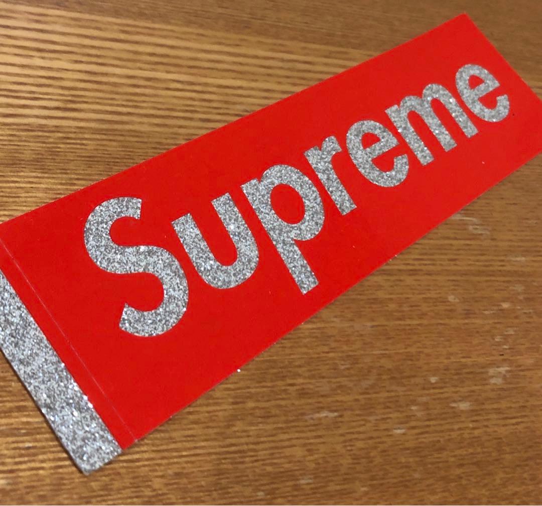 supreme people's BOX LOGOステッカー