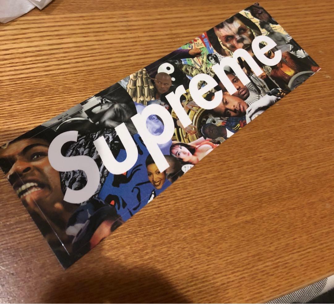supreme people's BOX LOGOステッカー