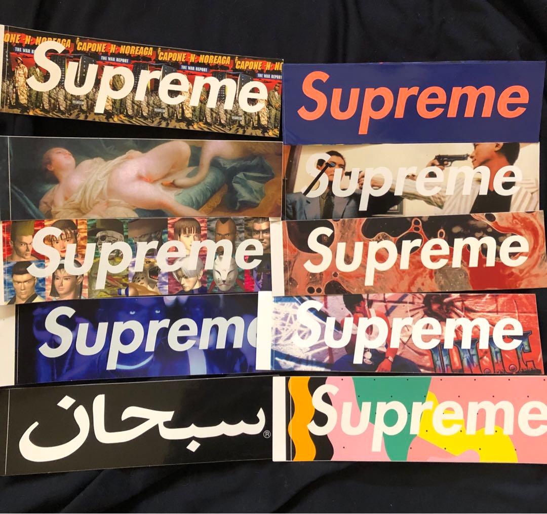 supreme people's BOX LOGOステッカー