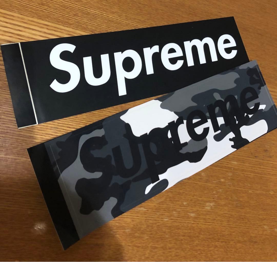 supreme people's BOX LOGOステッカー