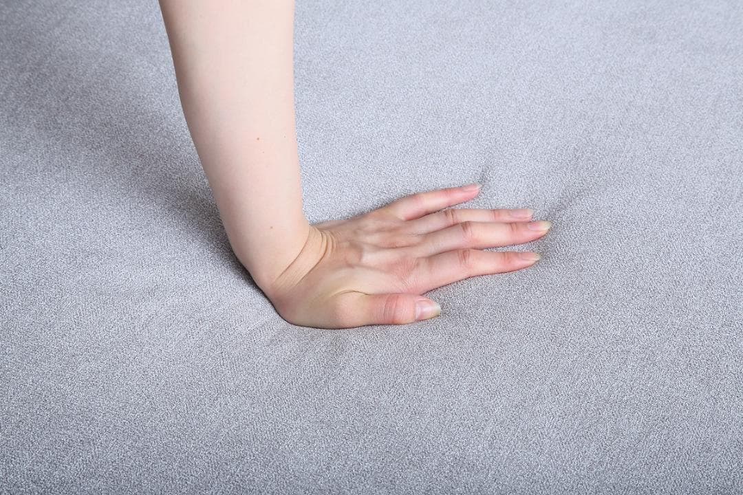 【Estela】リクライニングソファベッド グレー　分割式セパレート式