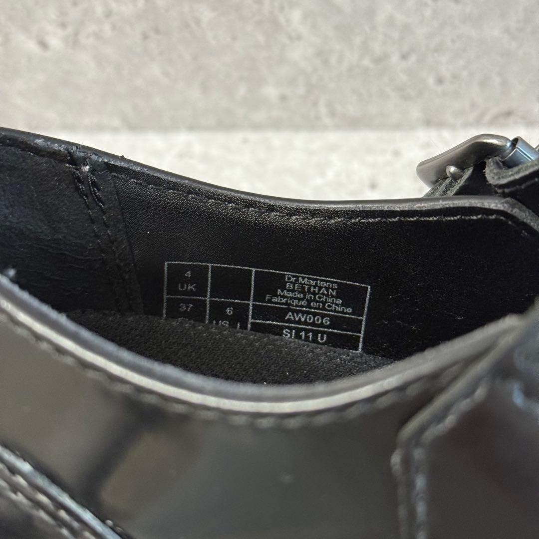 ドクターマーチン BETHAN 厚底 メリージェーン レザーシューズ UK4 黒