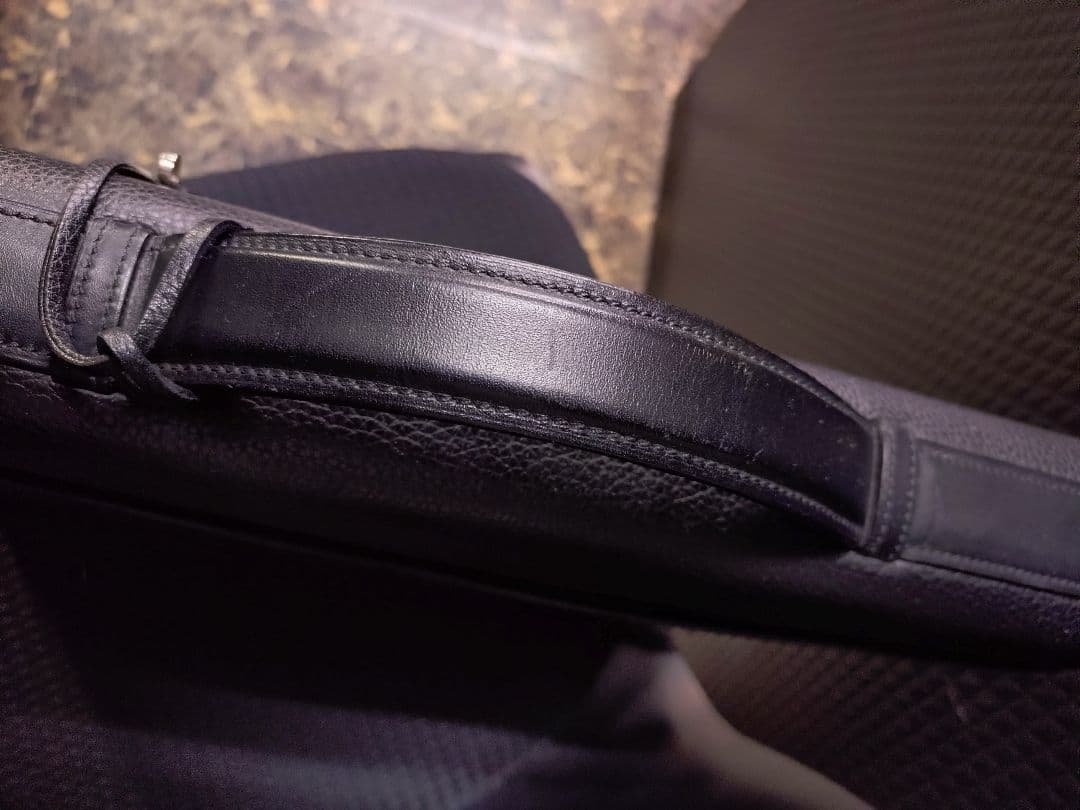 Cartier 黒 ビジネスバッグ　パシャ　ブリーフケース　カルティエ