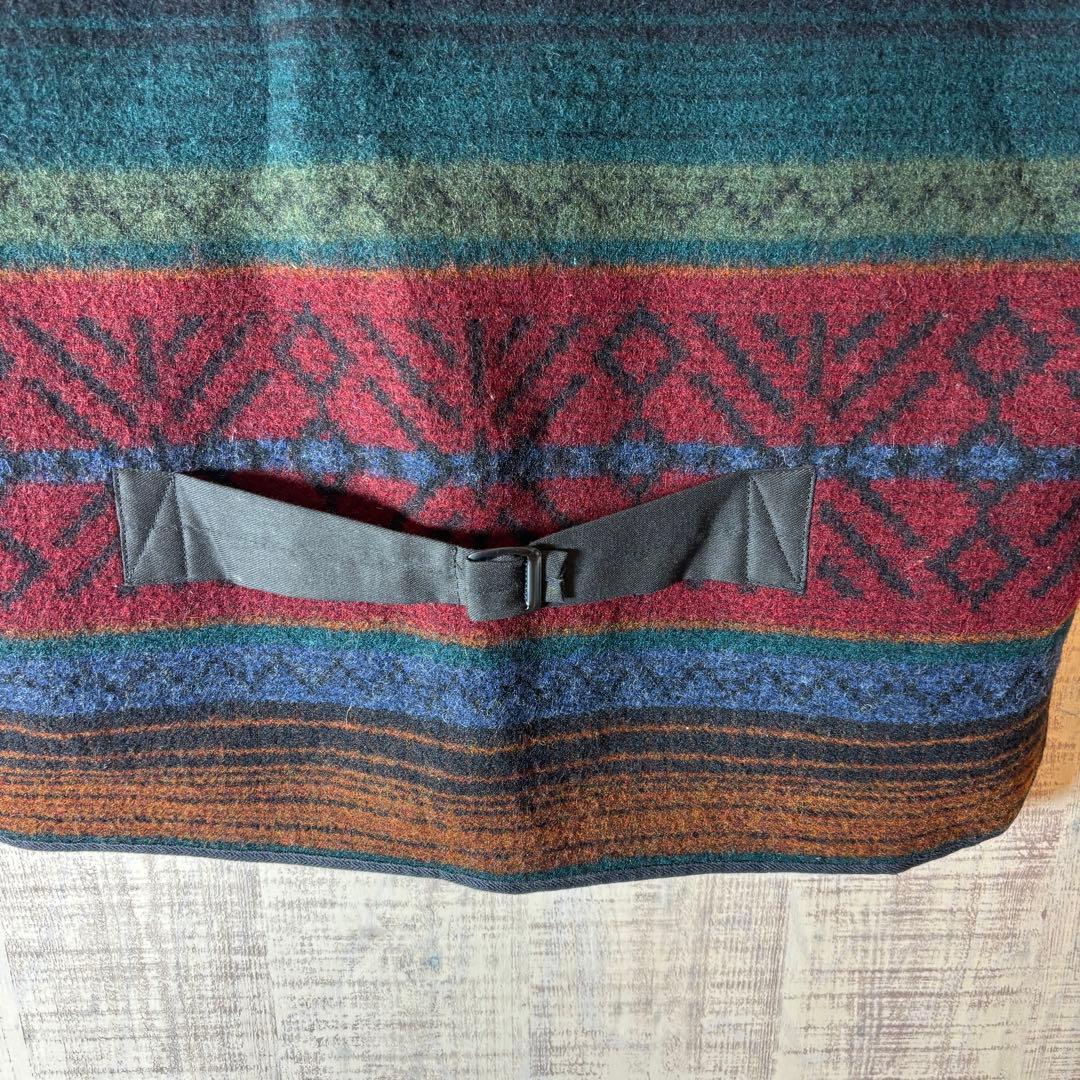 L.L.Bean エルエルビーン　ウールベスト　総柄　M アメリカ製