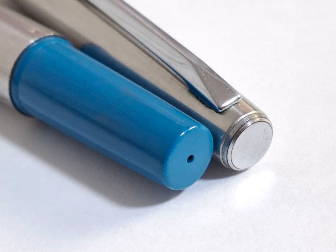 珍品　美品　PILOT　パイロット　万年筆　伸縮軸　ターコイズ色