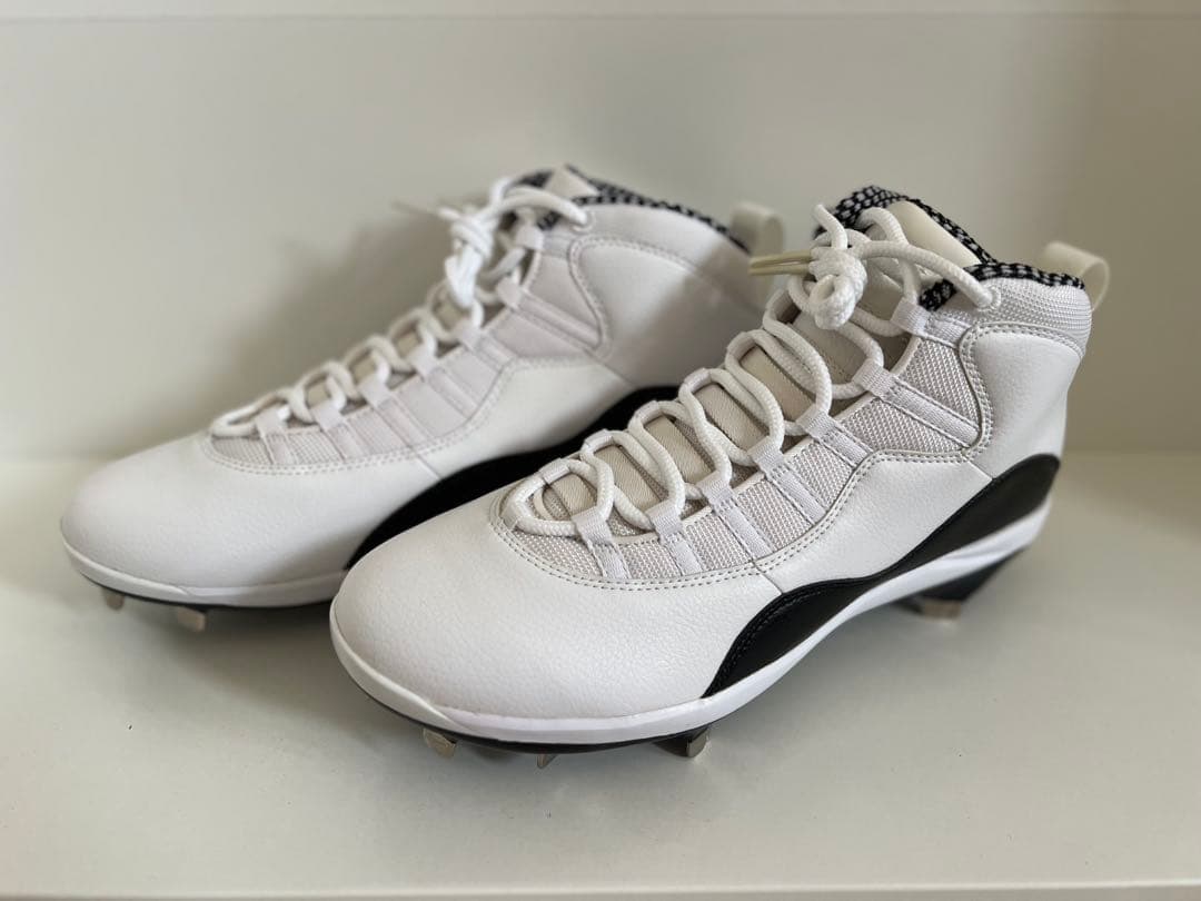 ナイキ ジョーダン10白 野球スパイク 28cm