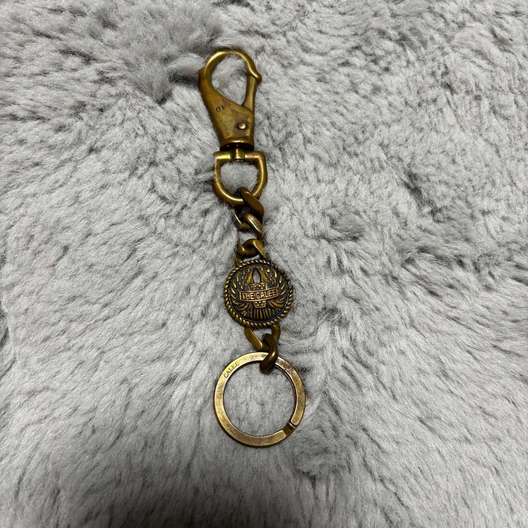 小物 calee concho key ring brass