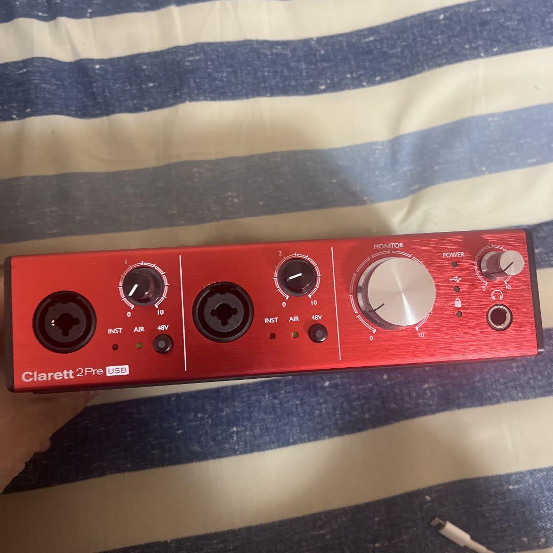 FOCUSRITE CLARETT 2PRE フォーカスライトインターフェース