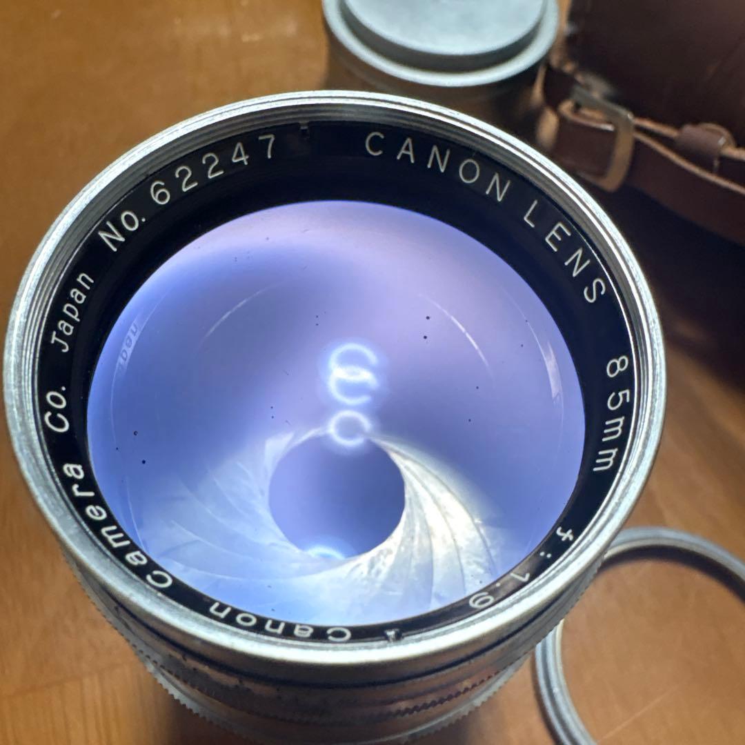 希少美品　Canon 85mm F1.9 L マウントL39 レンジファインダー