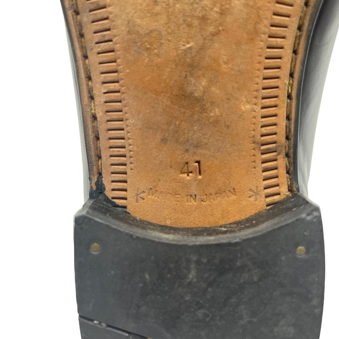 Christian Dior Monsieur レザーローファー 黒 41