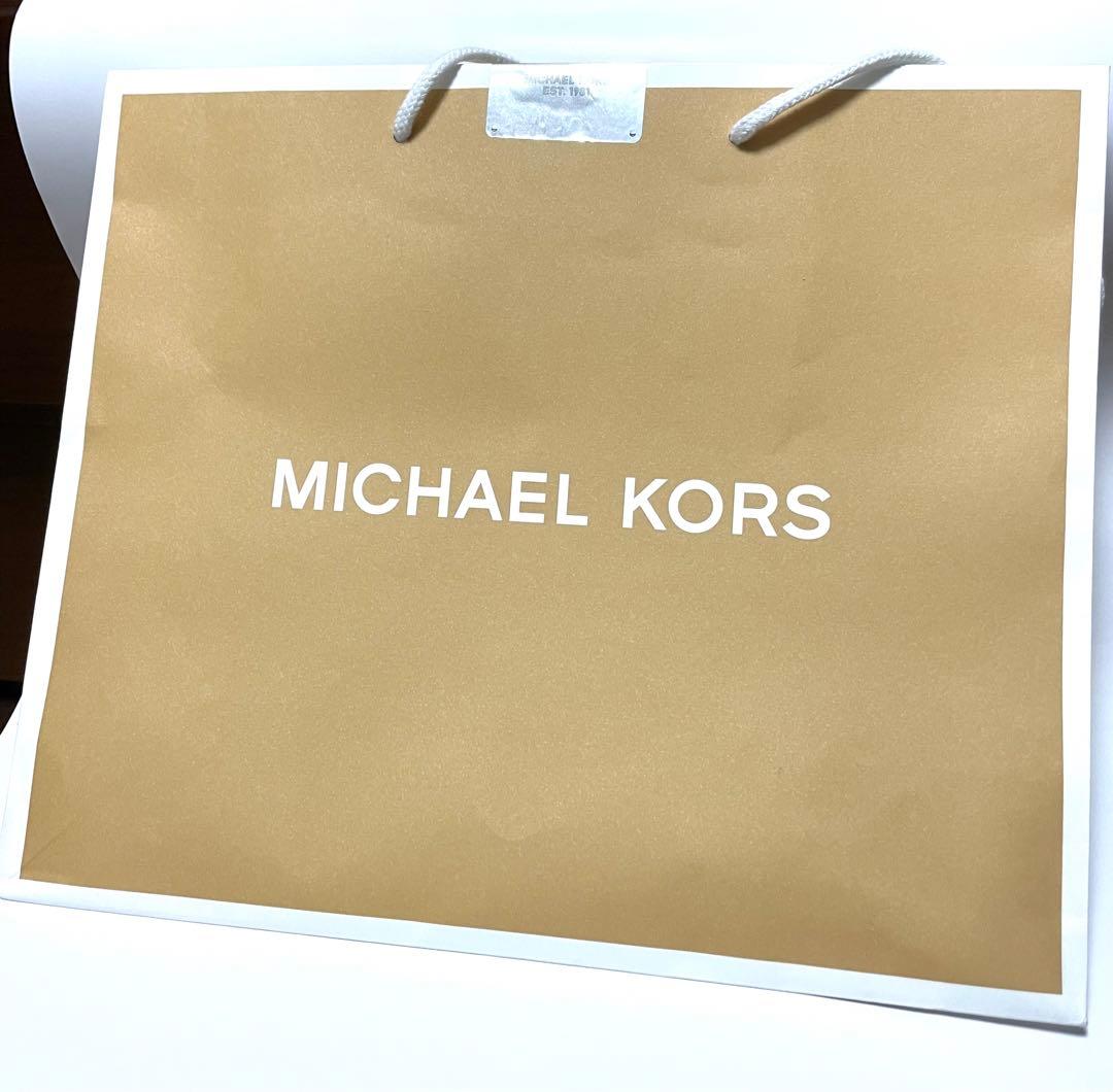 MICHAEL KORS 黒 レザー フラットシューズ モカシン