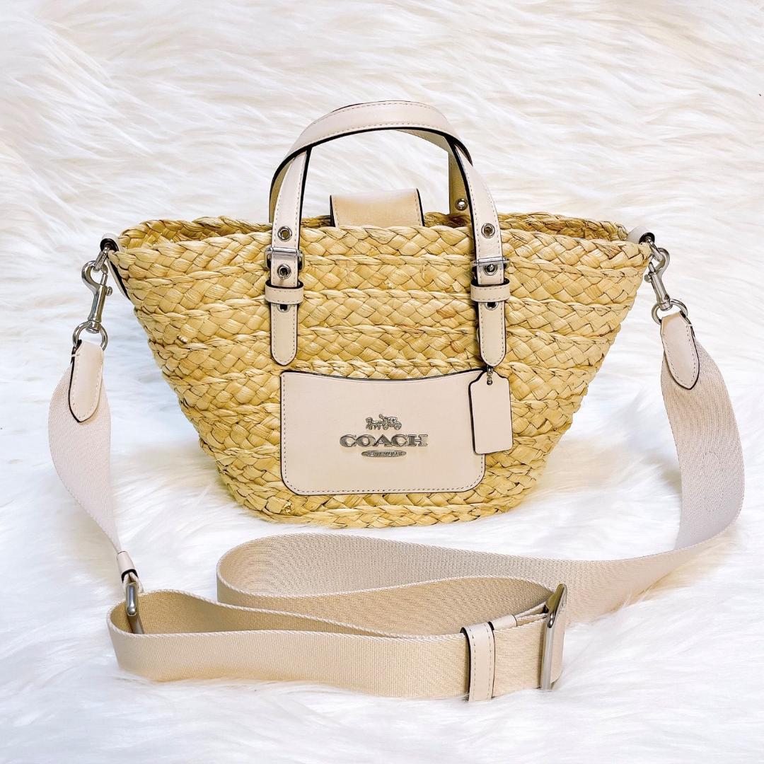 コーチ CJ519 ショルダーバック 2WAY　ハンドバック　カゴバック