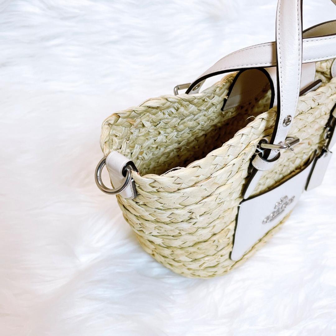 コーチ CJ519 ショルダーバック 2WAY　ハンドバック　カゴバック