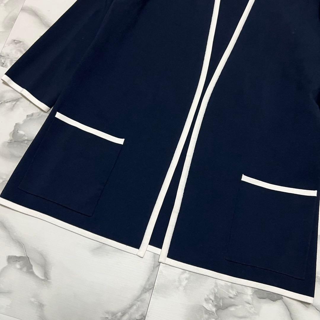 【美品】マックスマーラ　アンサンブル　白タグ　半袖ニット　カーディガン　L