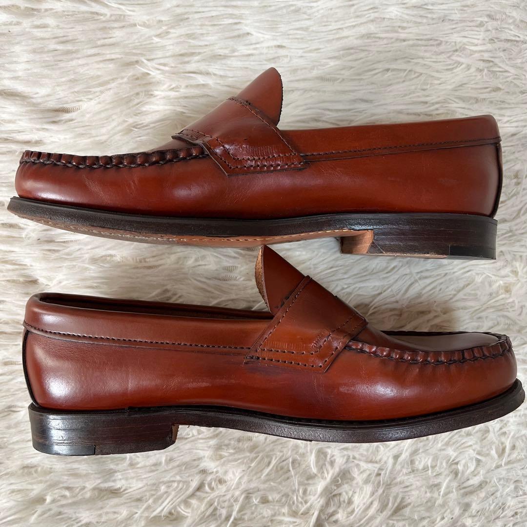 【美品】希少　ジーエイチバス　USA製 ウィージャンズ　ペニーローファー