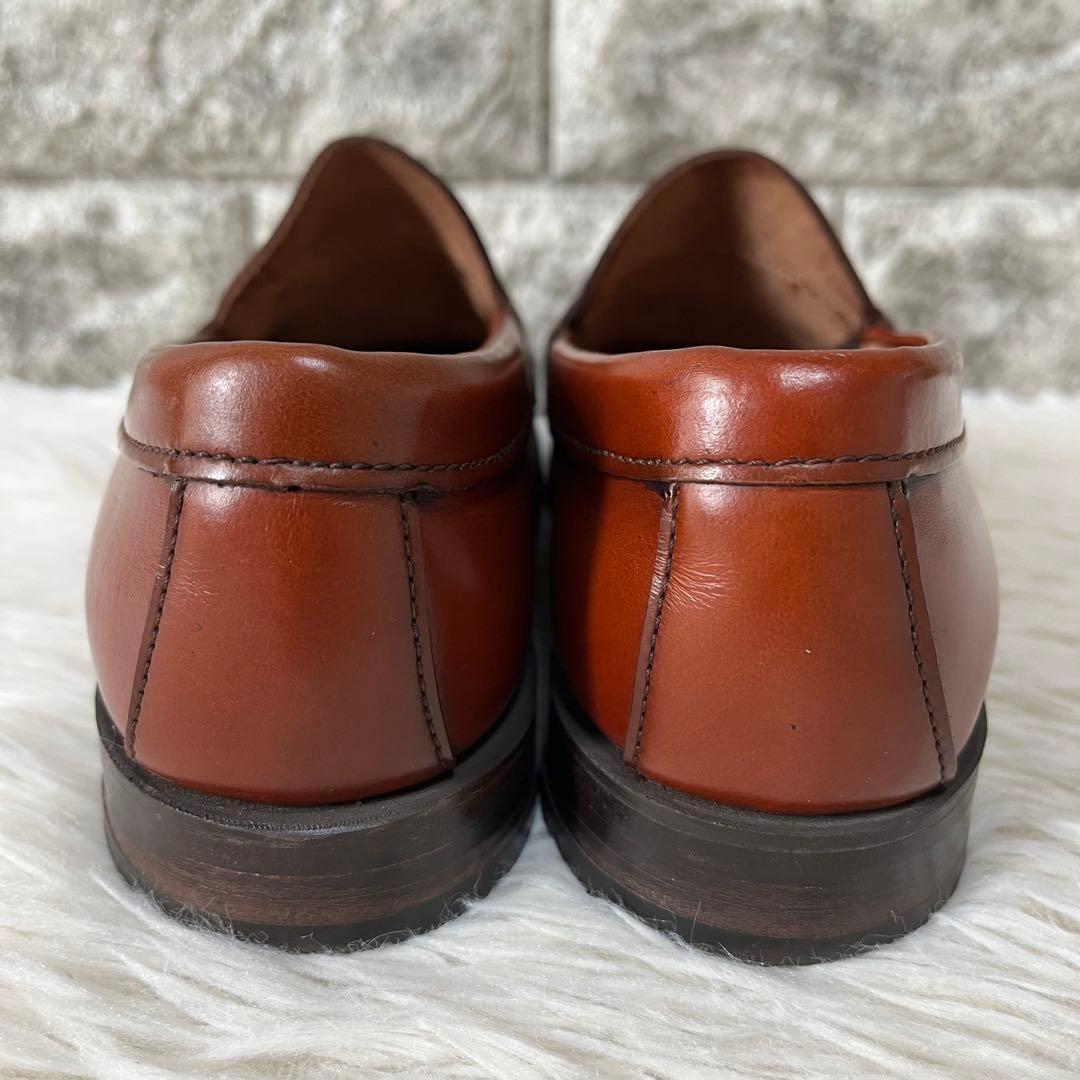 【美品】希少　ジーエイチバス　USA製 ウィージャンズ　ペニーローファー