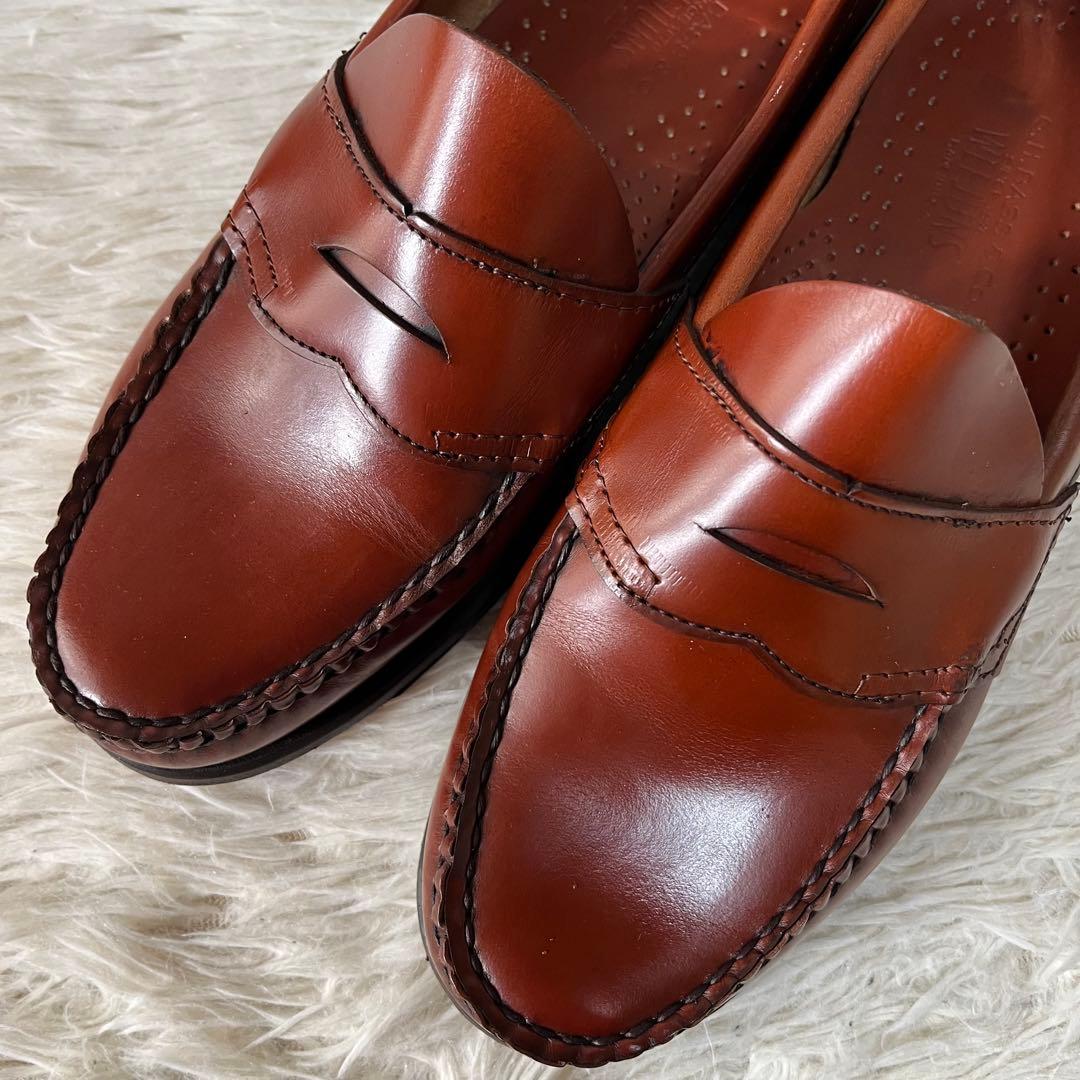 【美品】希少　ジーエイチバス　USA製 ウィージャンズ　ペニーローファー