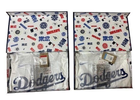 MLB 東京シリーズ 大谷翔平 ユニフォーム 【M・L ２着セット】 袖パッチ風