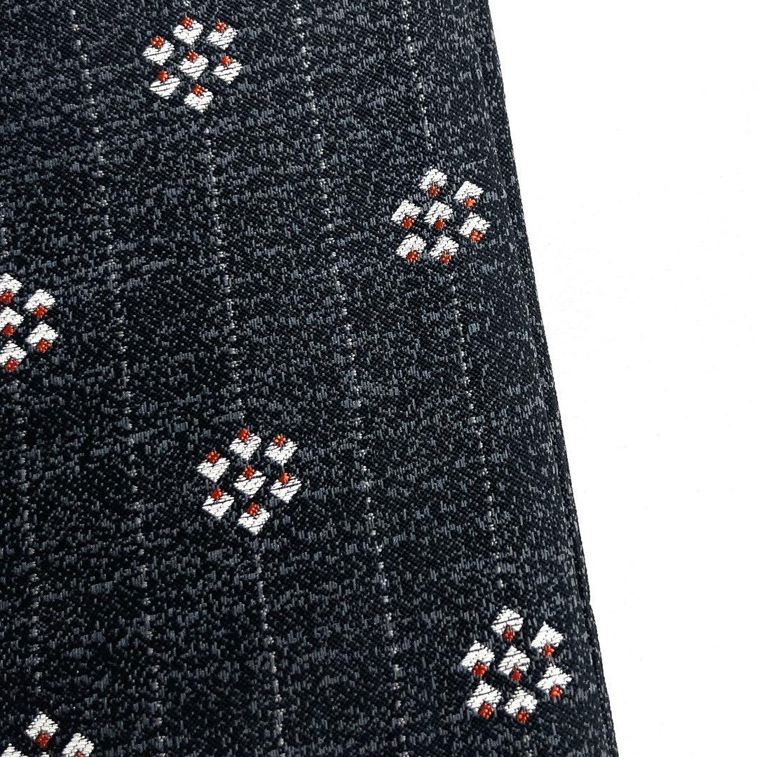 専用　名古屋帯　菱　二階菱　縦縞　着物　帯　037k