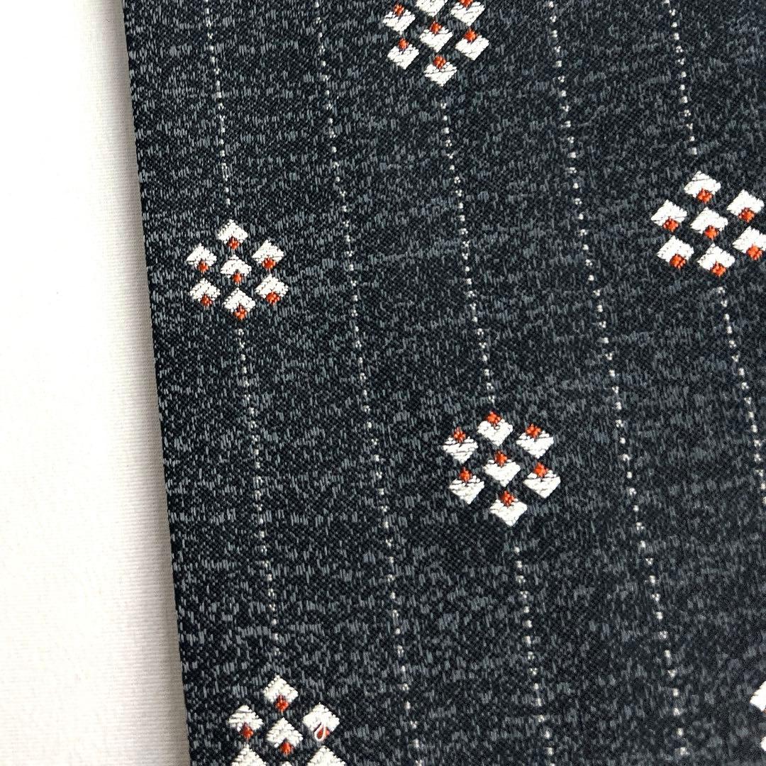 専用　名古屋帯　菱　二階菱　縦縞　着物　帯　037k