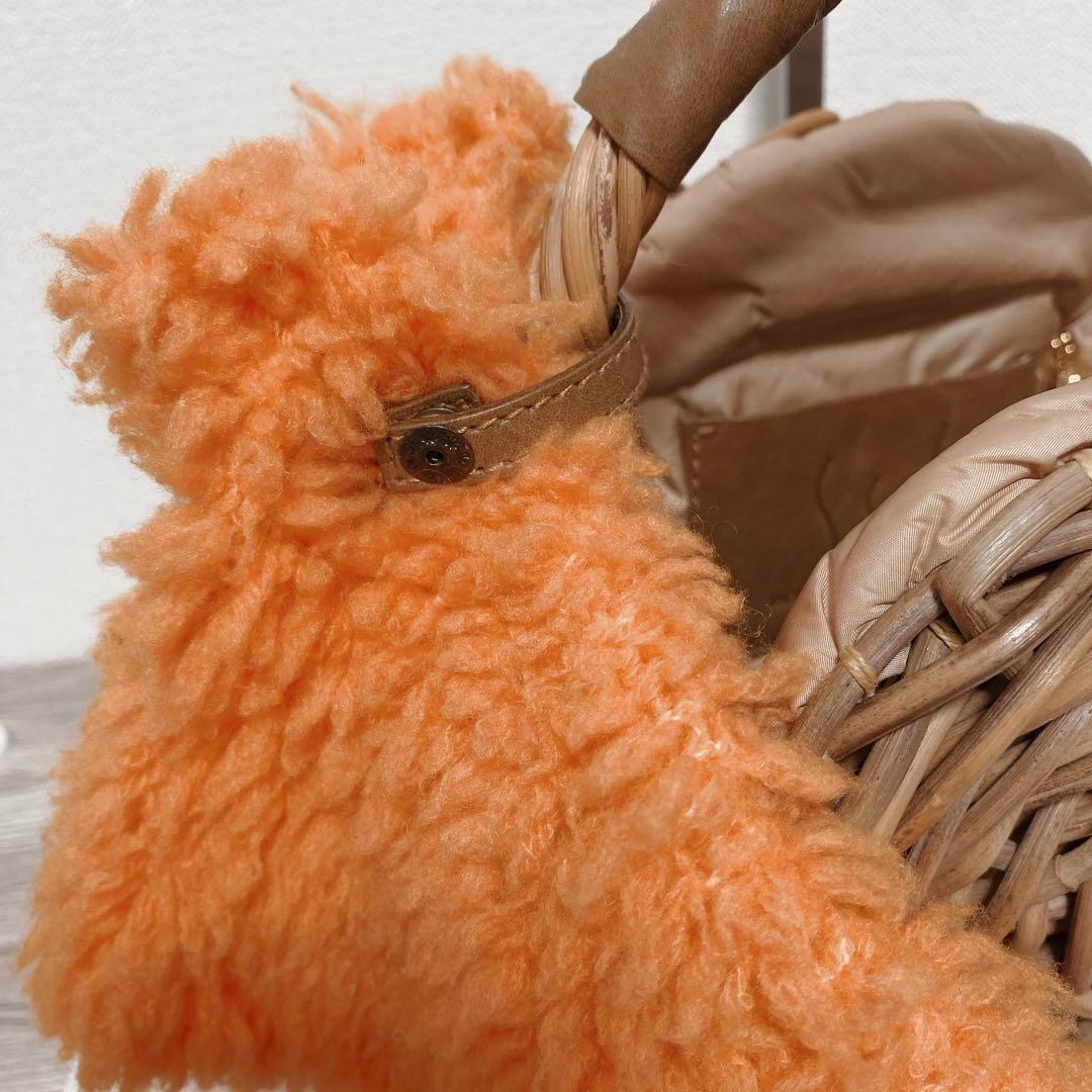 美品　エバゴス 2WAY ハンドバッグ ショルダーバッグ ストロー かごバッグ