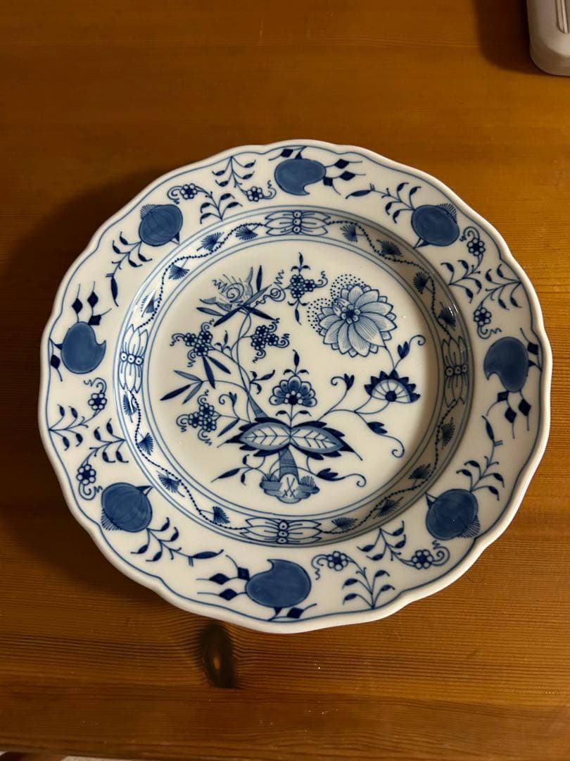 ⭐️マイセン★ブルーオニオン⭐️皿2枚　23cmプレート★新品未使用★