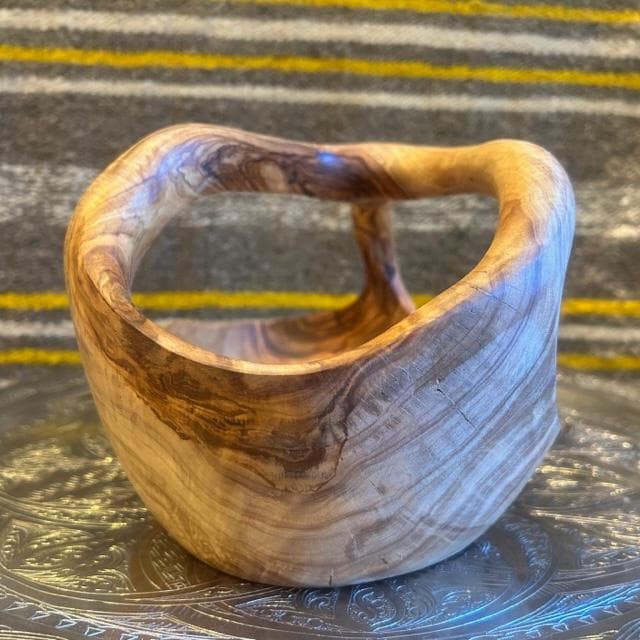 超特大　オリーブの木　バスケット芸術品　永遠の約束　特大 約37cm