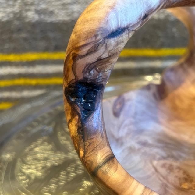 超特大　オリーブの木　バスケット芸術品　永遠の約束　特大 約37cm