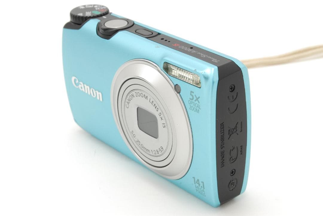 Canon PowerShot A3200 IS 水色 動作確認済み