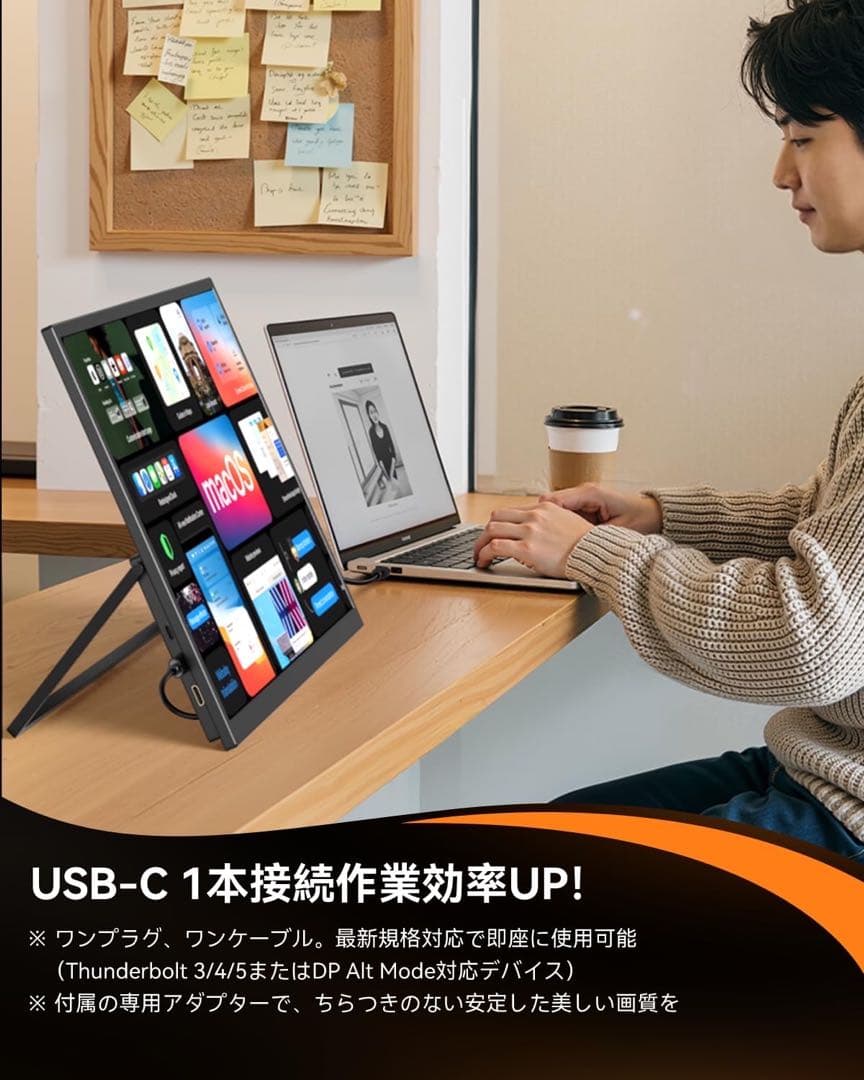 モバイルモニター 18.5インチ ゲーミングモニター ポータブルディスプレイ