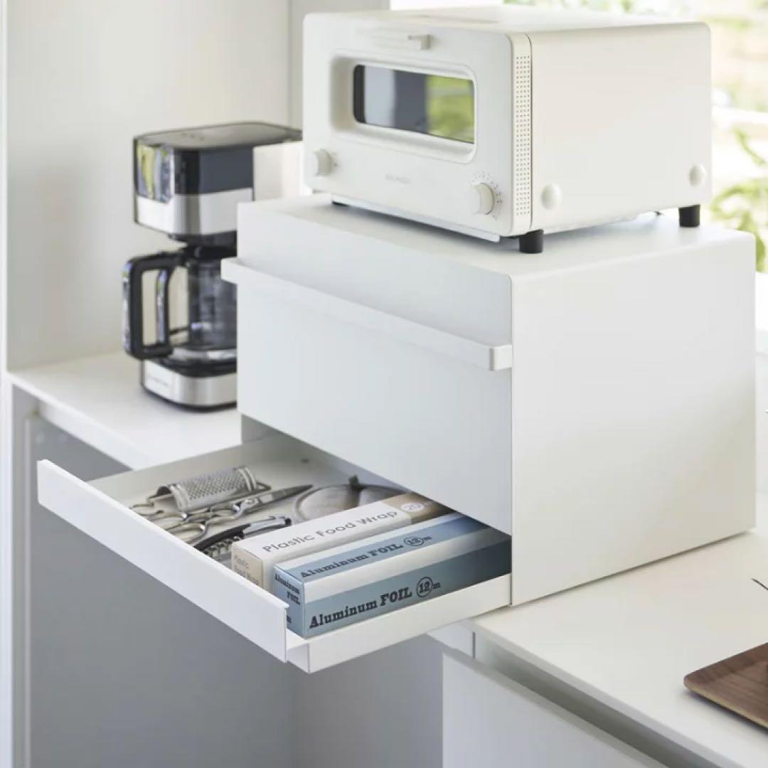 山崎実業　ブレッドケース　タワー　引き出し型2段