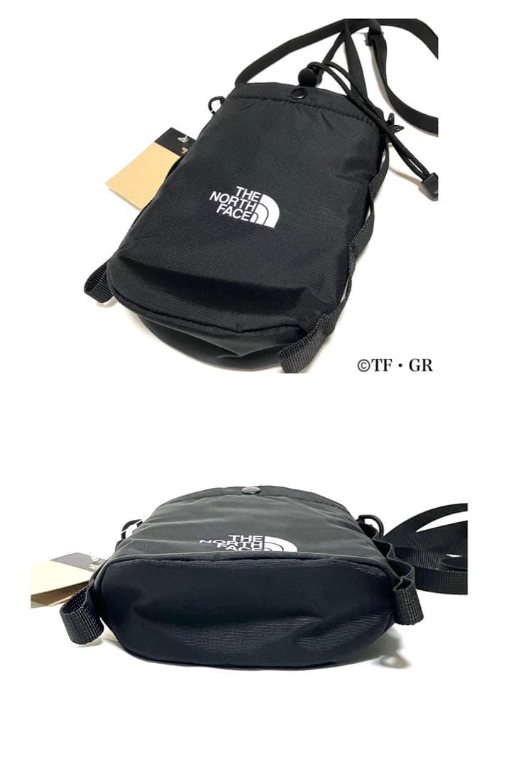 3点セット ノースフェイス マルチボトルバッグ ポーチ ブラック色 アウトドア